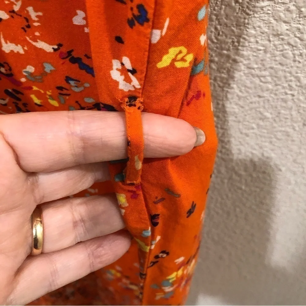 BEACHLUNCHLOUNGE shift style dress with flutter sleeves.  Size M - Picture 5 of 8